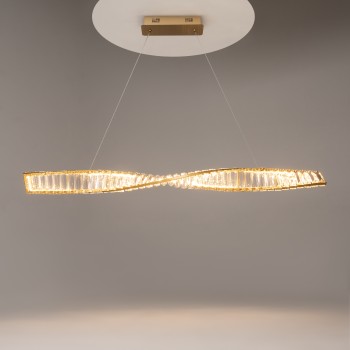 Pendul LED Krone alamă Maytoni, H311, 27W