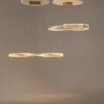 Lustră LED Krone alamă Maytoni, H311, 27W