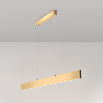 Lustră LED Step auriu mat Maytoni, H100, 30W