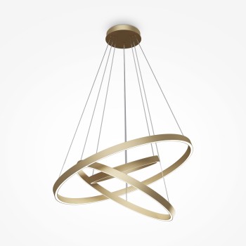Lustră LED Rim alamă Maytoni, D80, 115W