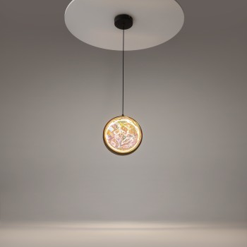 Pendul LED Misterio negru Maytoni, D18, 6W