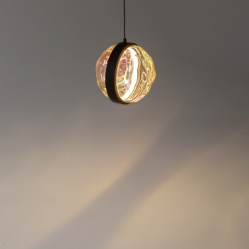 Pendul LED Misterio negru Maytoni, D18, 6W