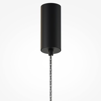 Pendul LED Ordo negru Maytoni, D8, 8W, H384, smoky
