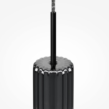 Pendul LED Ordo negru Maytoni, D8, 8W, H384, smoky