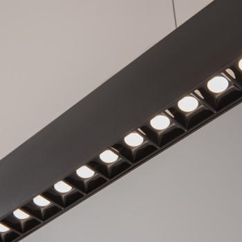 Lustră LED Points negru Maytoni, H280, 40W