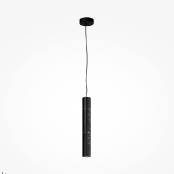 Pendul LED Basic Texture negru Maytoni, D6, 5W, black
