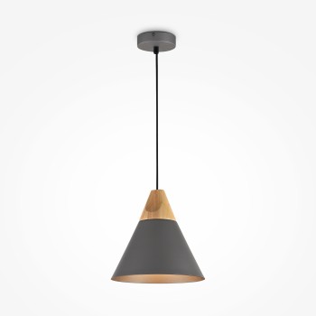 Pendul Bicones gri Maytoni, D22, 1xE27