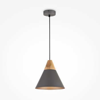 Pendul Bicones gri Maytoni, D22, 1xE27
