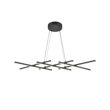 Lustră LED Halo negru Maytoni, H307, 40W