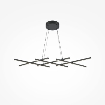 Lustră LED Halo negru Maytoni, H307, 40W