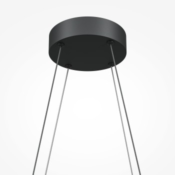 Lustră LED Halo negru Maytoni, H307, 40W