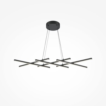 Lustră LED Halo negru Maytoni, H307, 40W
