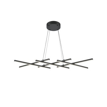 Lustră LED Halo negru Maytoni, H307, 40W