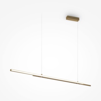 Lustră LED Halo alamă Maytoni, H120, 48W