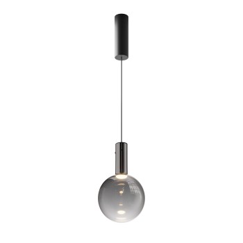 Pendul LED Nebula negru Maytoni, D20, 4W