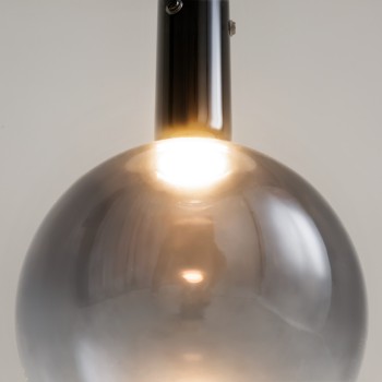 Pendul LED Nebula negru Maytoni, D20, 4W