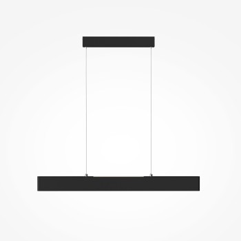 Pendul LED Step negru Maytoni, H100, 23W, 3000K
