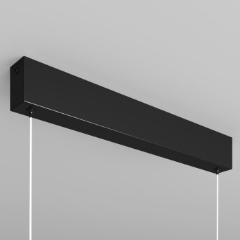 Pendul LED Step negru Maytoni, H100, 23W, 3000K