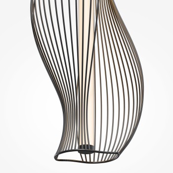 Pendul LED Shadows of the past negru Maytoni, H352, 20W