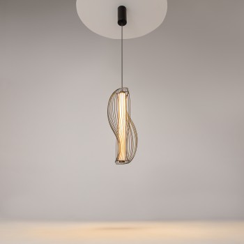 Pendul LED Shadows of the past negru Maytoni, H352, 20W