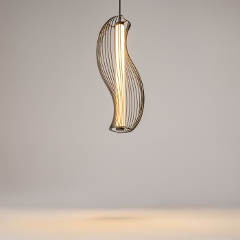 Pendul LED Shadows of the past negru Maytoni, H352, 20W