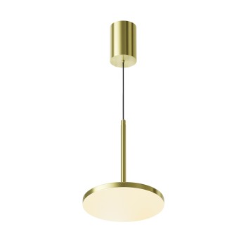 Pendul LED Plato alamă Maytoni, D18, 12W
