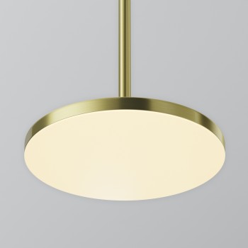 Pendul LED Plato alamă Maytoni, D18, 12W