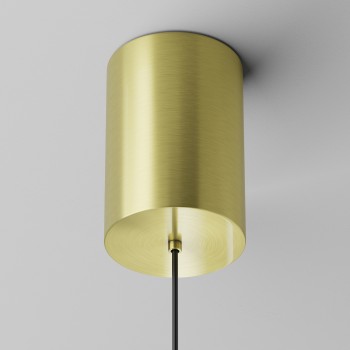 Pendul LED Plato alamă Maytoni, D18, 12W