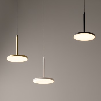 Pendul LED Plato alamă Maytoni, D18, 12W