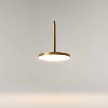 Pendul LED Plato alamă Maytoni, D18, 12W