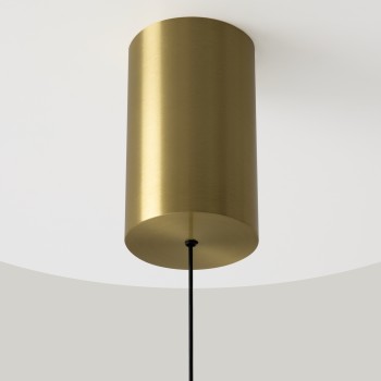 Pendul LED Plato alamă Maytoni, D18, 12W