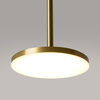 Pendul LED Plato alamă Maytoni, D18, 12W