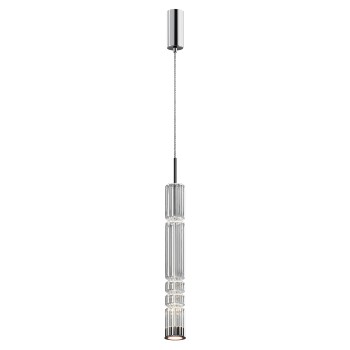 Pendul LED Ordo crom Maytoni, D8, 8W, H384