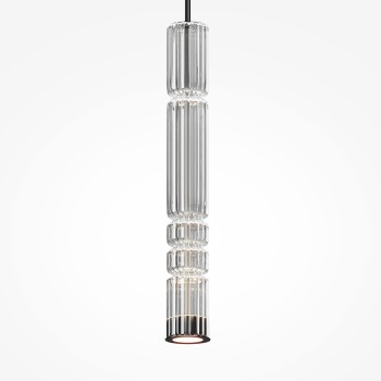 Pendul LED Ordo crom Maytoni, D8, 8W, H384