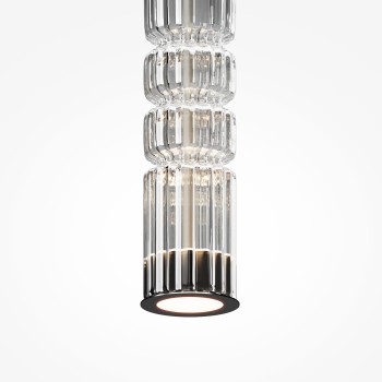Pendul LED Ordo crom Maytoni, D8, 8W, H384