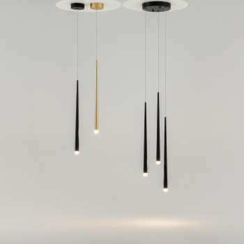 Pendul LED Cascade alamă Maytoni, D4, 6W