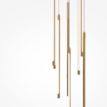 Pendul LED Light stick alamă Maytoni, D35, 46W