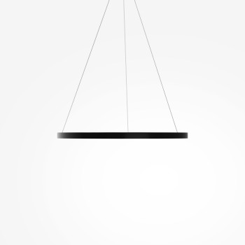 Lustră LED Rim negru Maytoni, D80, 51W