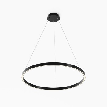 Lustră LED Rim negru Maytoni, D80, 51W