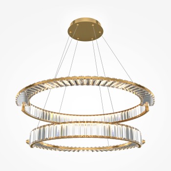 Lustră LED Krone auriu Maytoni, D80, 90W