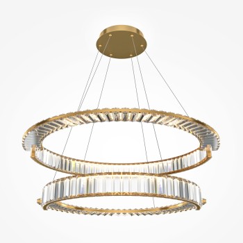 Lustră LED Krone auriu Maytoni, D80, 90W