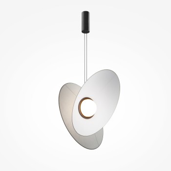 Pendul LED Evolution negru Maytoni, H347, 9W, white