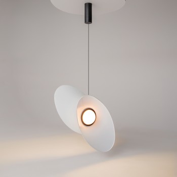 Pendul LED Evolution negru Maytoni, H347, 9W, white