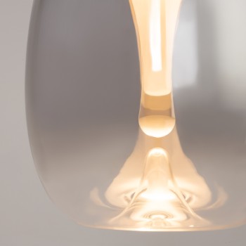 Pendul LED Splash auriu Maytoni, D20, 7W, smoky