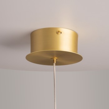 Pendul LED Splash auriu Maytoni, D20, 7W, smoky