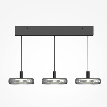 Lustră LED Float negru Maytoni, H200, 25W, black