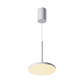 Pendul LED Plato alb Maytoni, D18, 12W