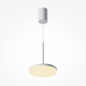 Pendul LED Plato alb Maytoni, D18, 12W
