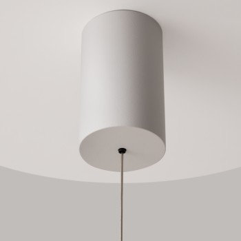 Pendul LED Plato alb Maytoni, D18, 12W