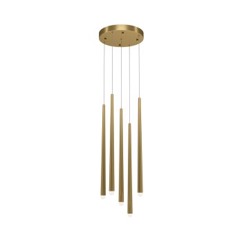 Pendul LED Cascade alamă Maytoni, H219, 30W
